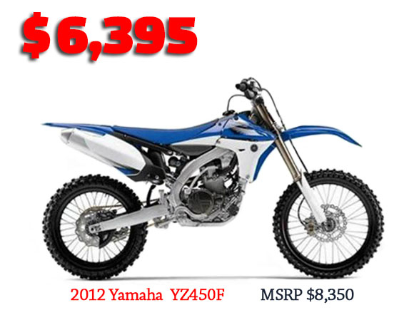 2012 Yamaha YZ450F